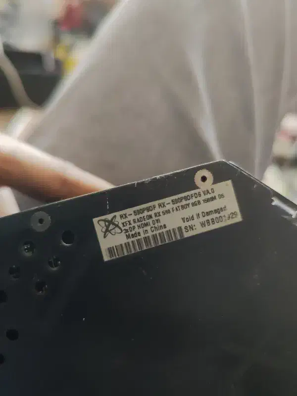 rx 590 xfx|قطعات و لوازم جانبی رایانه|همدان, |دیوار