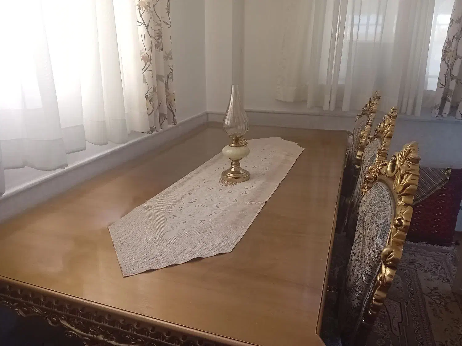 میز نهار خوری|میز و صندلی غذاخوری|سرخه, |دیوار