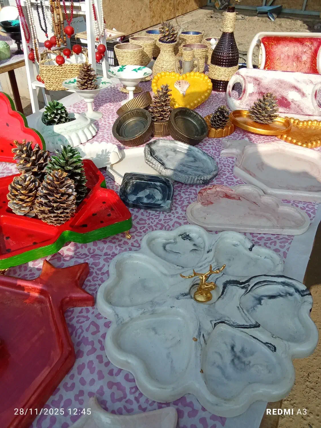 فروش عمده ظروف سنگی تزئینی دکوری قیمت عالی|صنایع دستی و سایر لوازم تزئینی|لنگرود, |دیوار