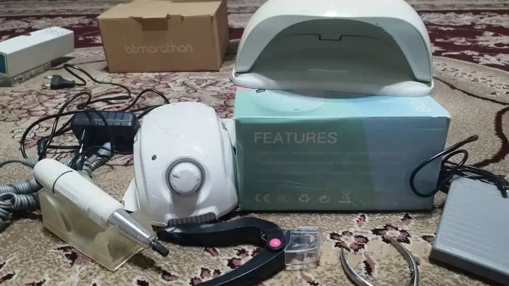 دستگاه یو وی و سوهان کاشت ناخن|آرایشگاه و سالن‌های زیبایی|بندر انزلی, آذربایجان|دیوار