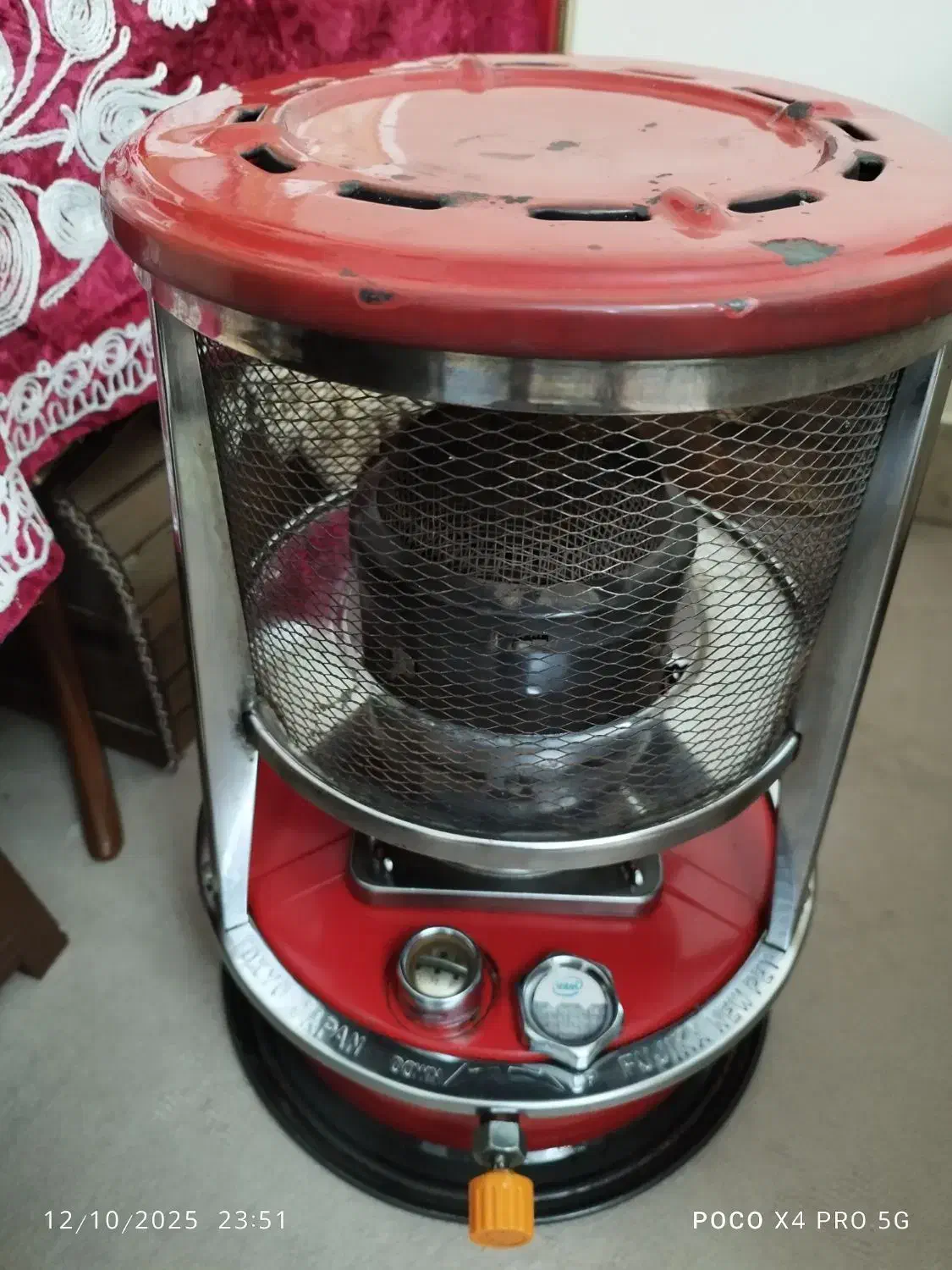 چراغ نفتی ژاپنی قدیمی|بخاری، هیتر، شومینه|تهران, یاخجی آباد|دیوار