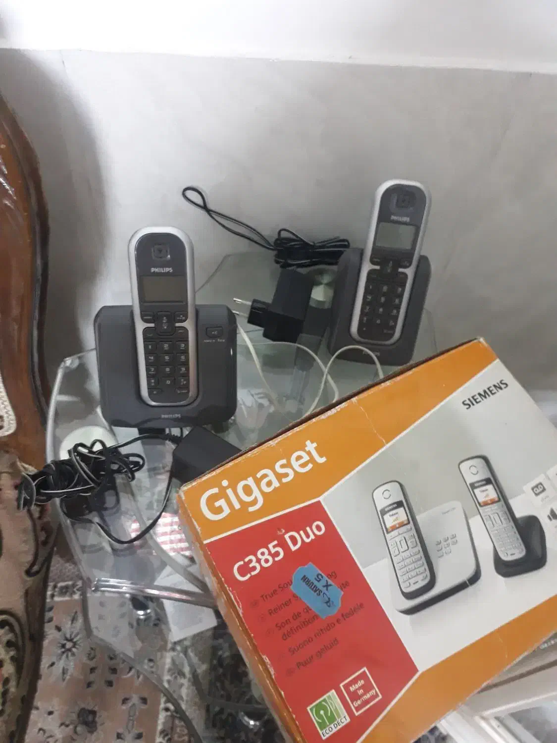 تلفن رو میزی بی سیم دوقلو در حد نو|تلفن رومیزی|قرچک, مهدیه|دیوار