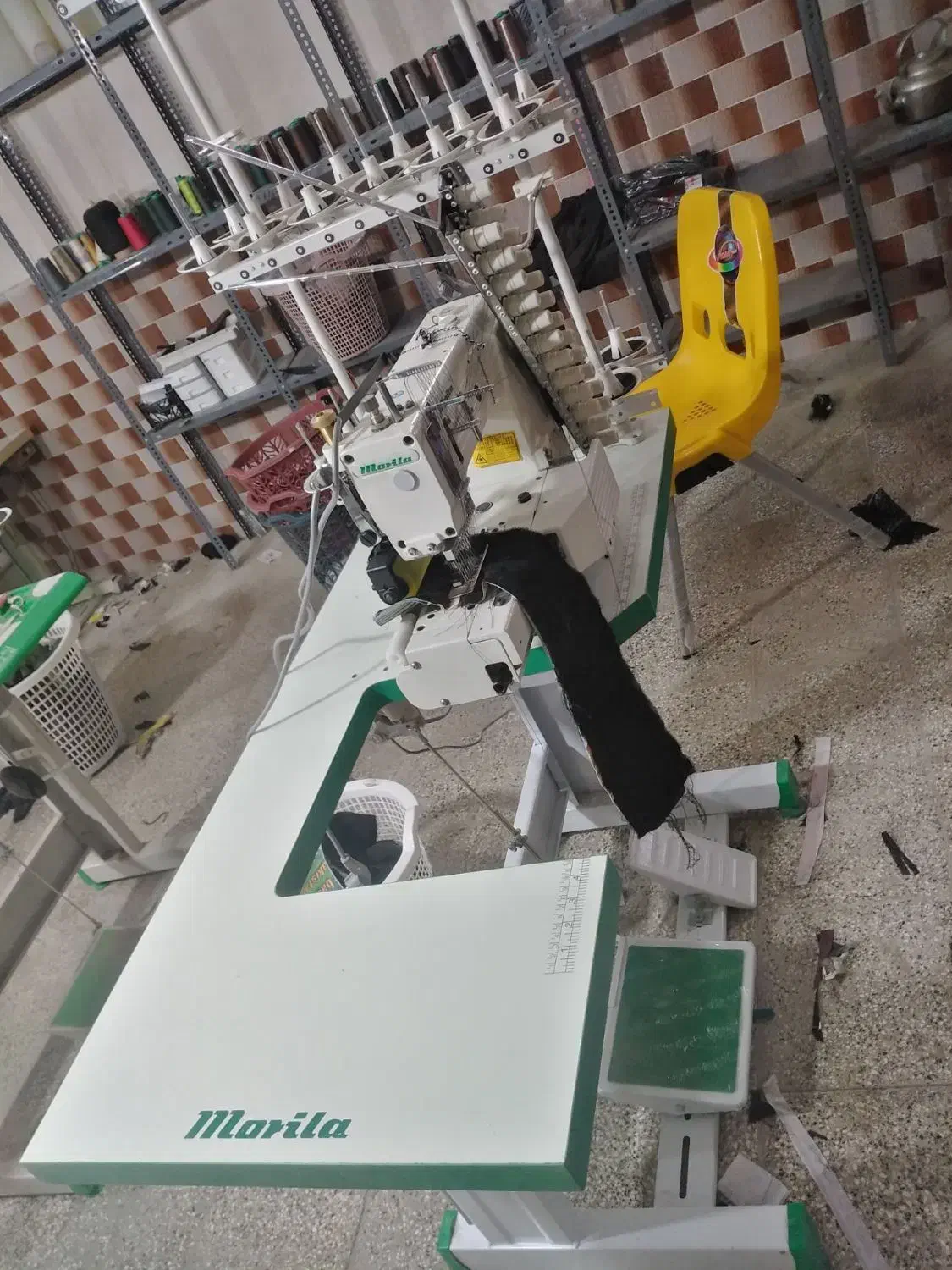 چرخ خیاطی صنعتی سیزده سوزنه زوجی zojE|چرخ خیاطی و ریسندگی|گنبد کاووس, |دیوار