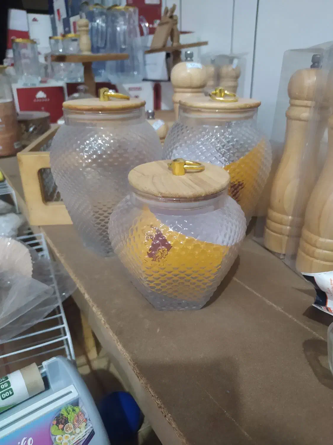 بانکه پیرکس درب بامبو|ظروف سرو و پذیرایی|لردگان, |دیوار