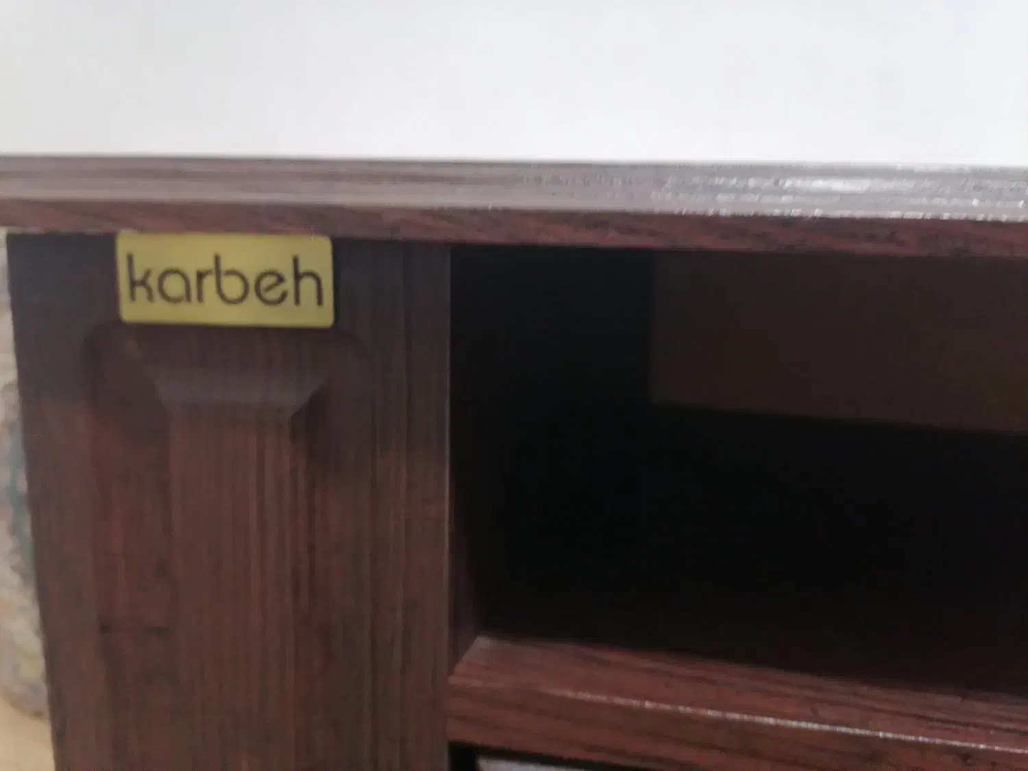 زیرتلویزیون رنگ قهوه ای سوخته|میز تلویزیون|هشتگرد, مدرس|دیوار