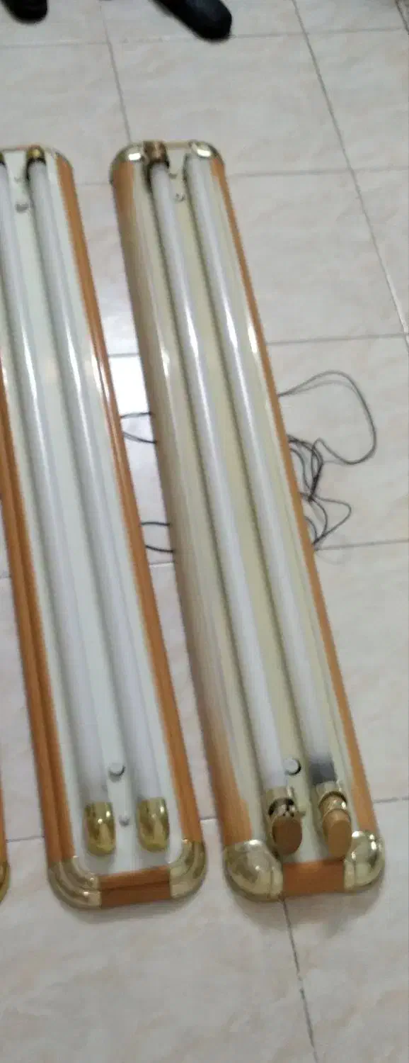 مهتابی دوقلو طرح چوب|لامپ و چراغ|ری, شهادت|دیوار