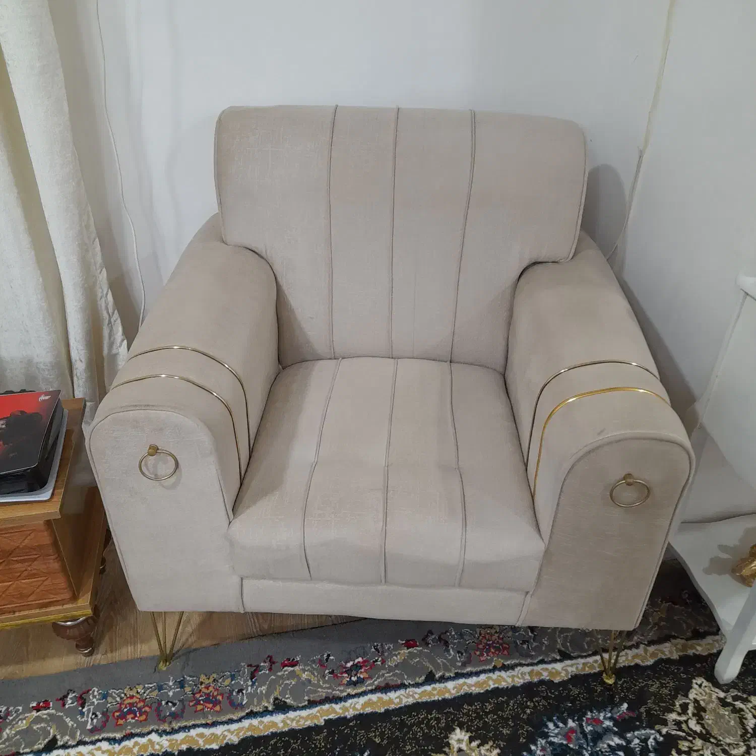 مبل کرمی|مبلمان خانگی و میز عسلی|آبادان, |دیوار