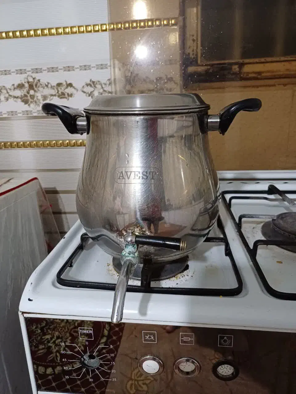 کتری استیل|قوری، کتری، قهوهساز دستی|مشکیندشت, |دیوار