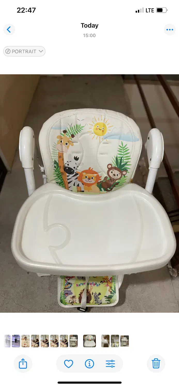 صندلی غذا کودک|تخت و صندلی بچه|خمام, |دیوار