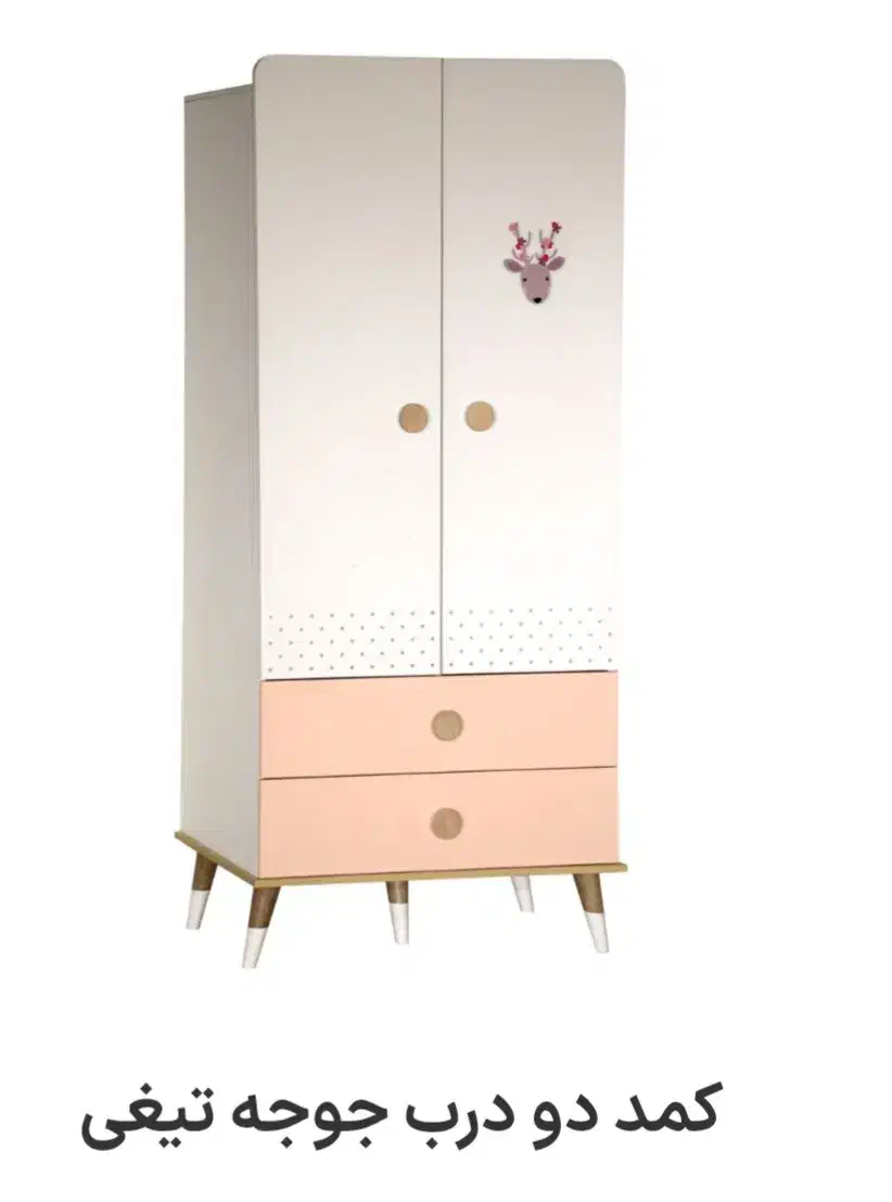 تخت وکمد دو منظوره کودک ونوجوان سنا چوب|تخت و سرویس خواب|قزوین, |دیوار