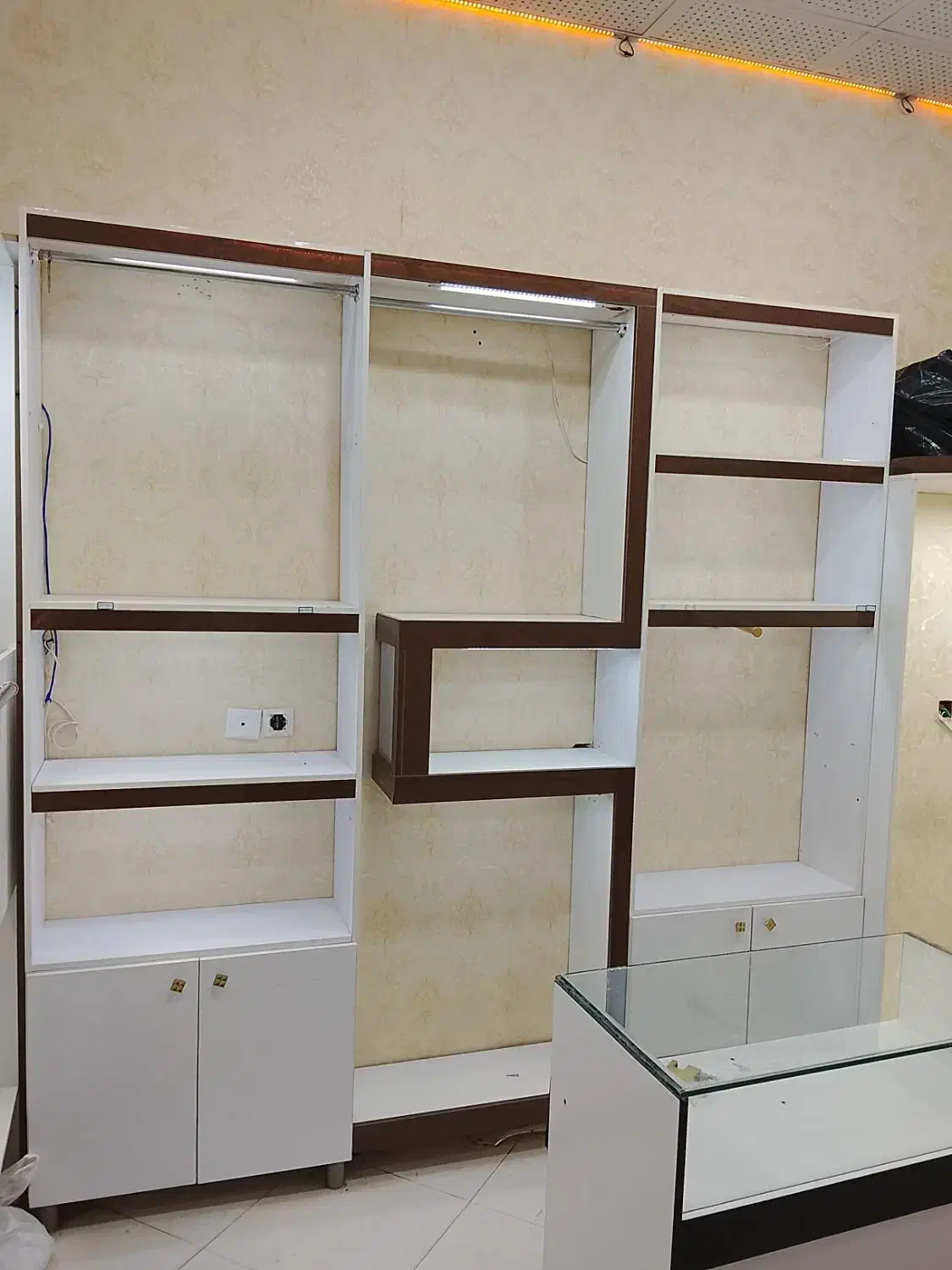 دکور ام دی اف|کتابخانه، شلف، قفسه‌های دیواری|دورود, |دیوار