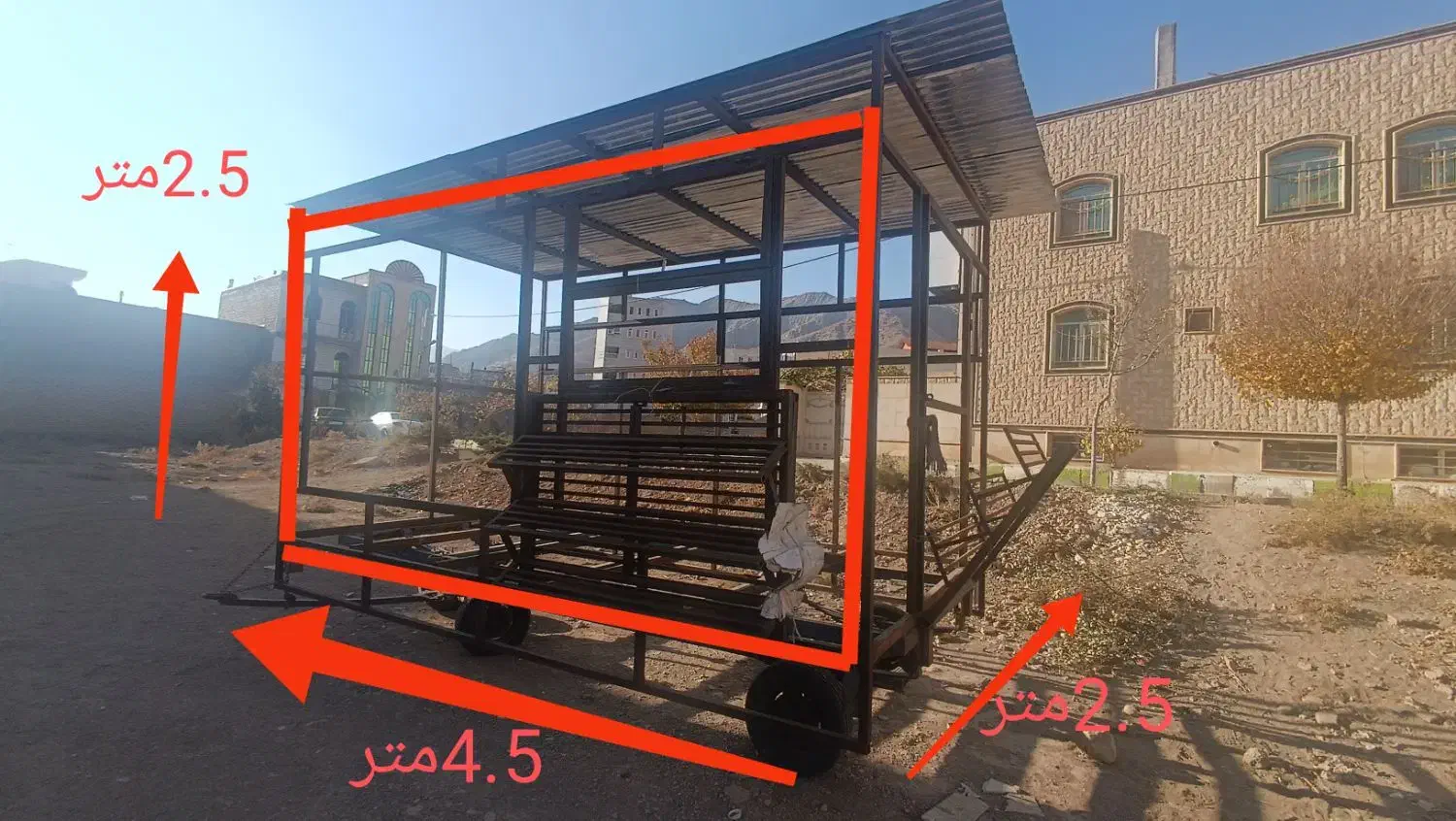 کانکس سیار متحرک برای کافه سیار و یا حتی نگهبانی|کافی‌شاپ و رستوران|مهدی شهر, |دیوار