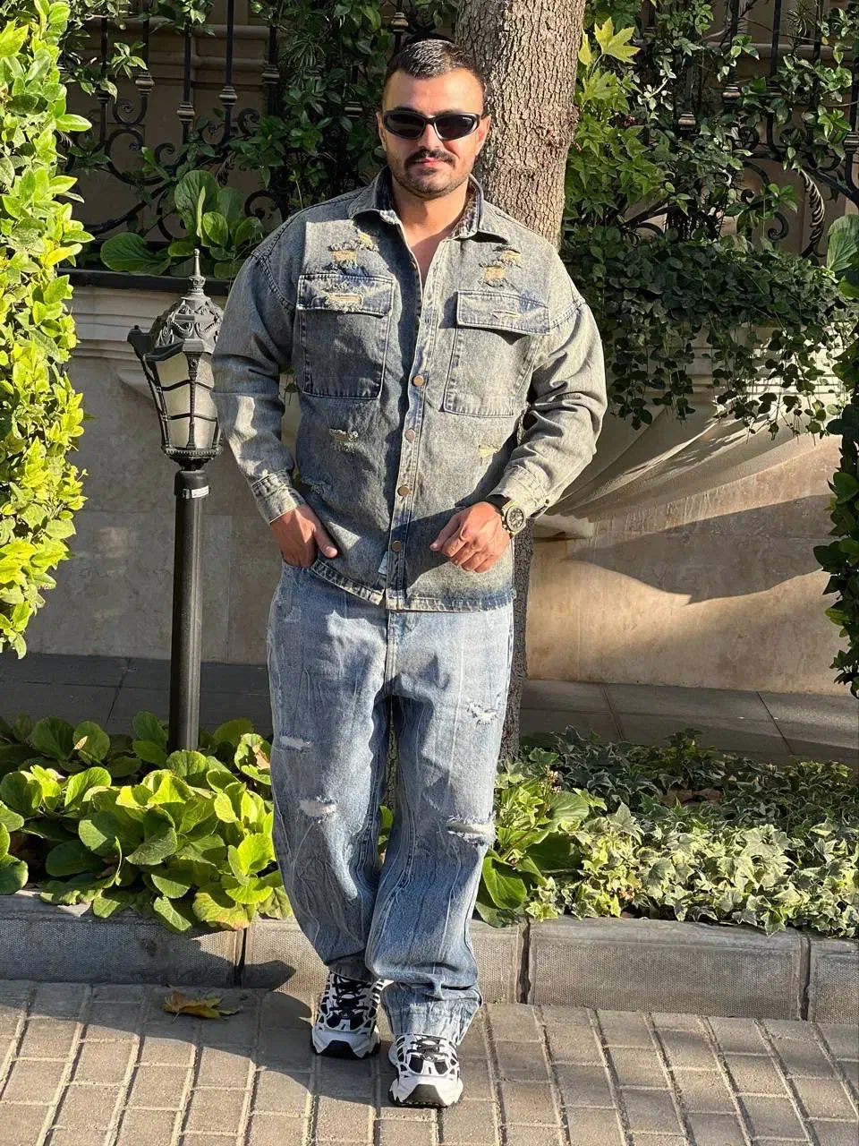 پیراهن کتی جین باکسی|لباس|مشهد, کوه سنگی|دیوار