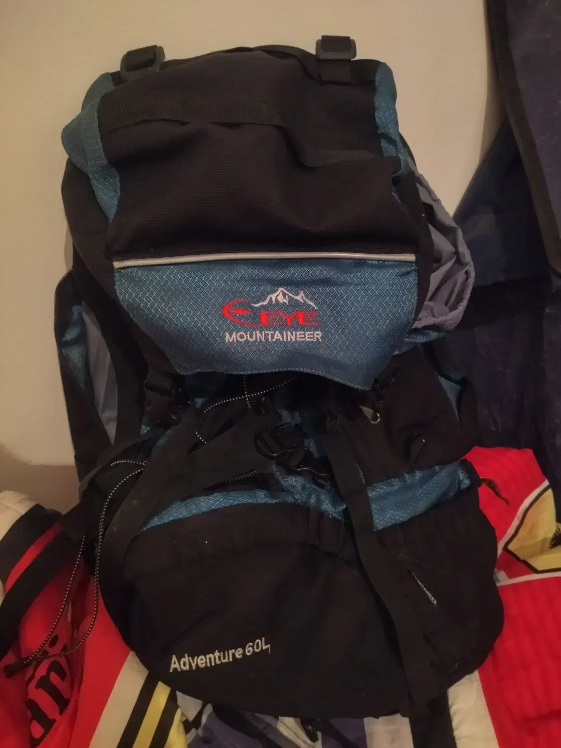 کوله پشتی کوهنوردی ۶۰لیتری eye|کوهنوردی و کمپینگ|گلبهار, شهر جدید گلبهار|دیوار