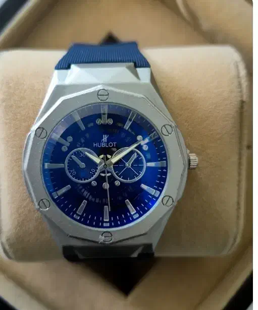 ساعت مردانه مدل HUBLOT طوسی و سرمه ای|ساعت|کرج, احدآباد|دیوار