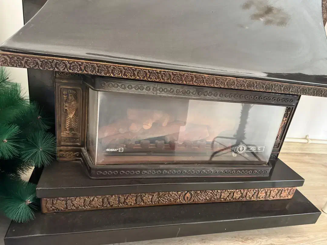 بخاری شومینه 2 شعله چدنی گلکاران|بخاری، هیتر، شومینه|سراب, |دیوار