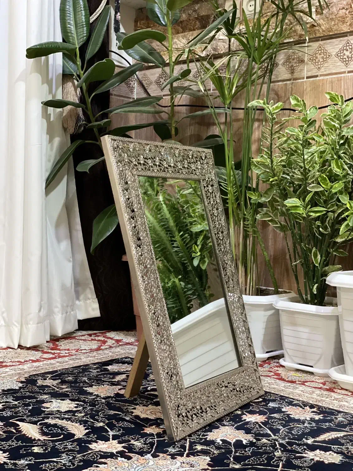 اینه فلزی|آینه|بانه, |دیوار