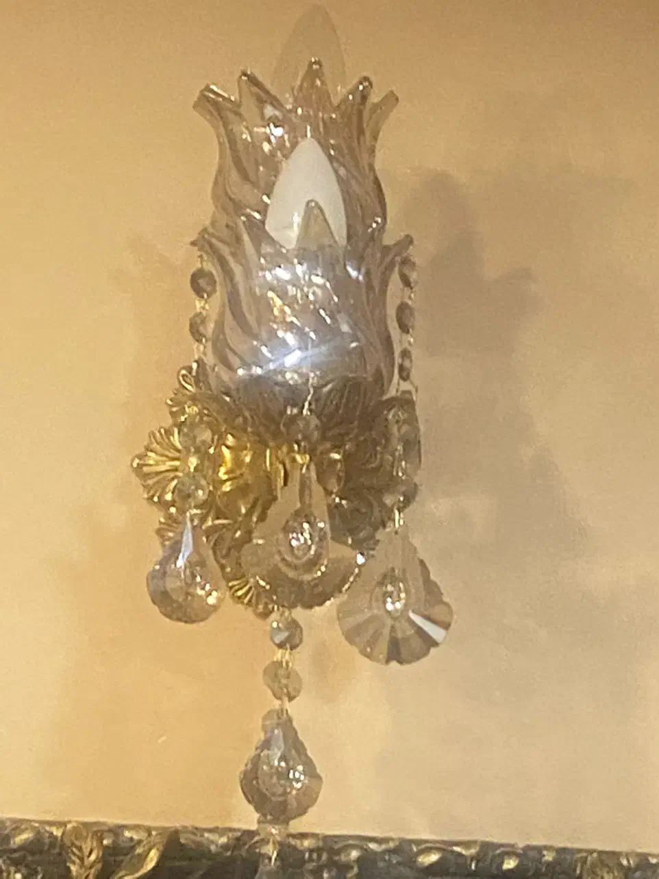 لوستر برنز اصل ۶ شاخه و۵ شاخه با دیوارکوب شیک|لوستر و چراغ آویز|اصفهان, فیض|دیوار