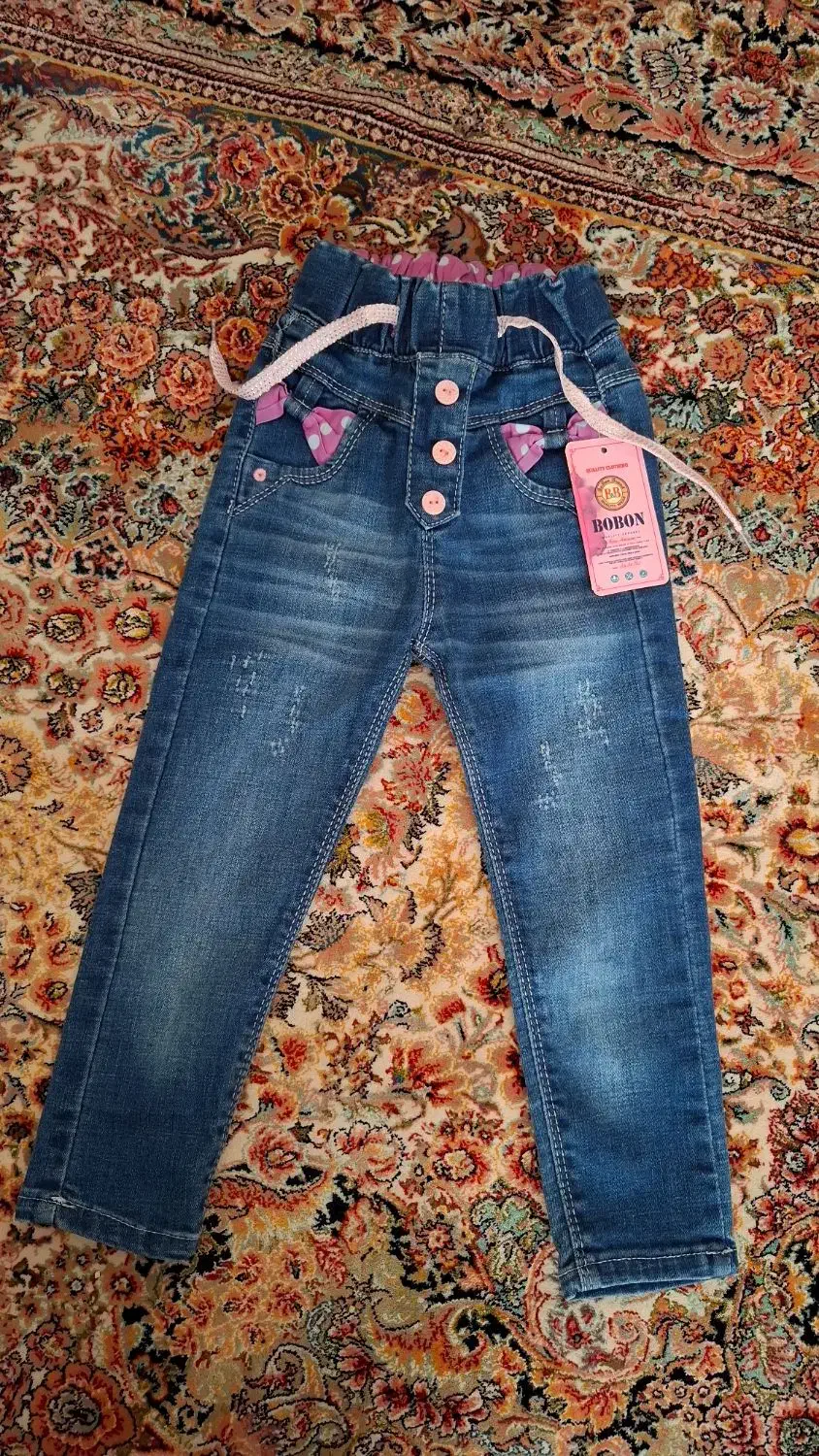 شلوار لی بچگانه دخترانه و کاپشن اسپرت|کفش و لباس بچه|شاهینشهر, شهرک هشت بهشت|دیوار