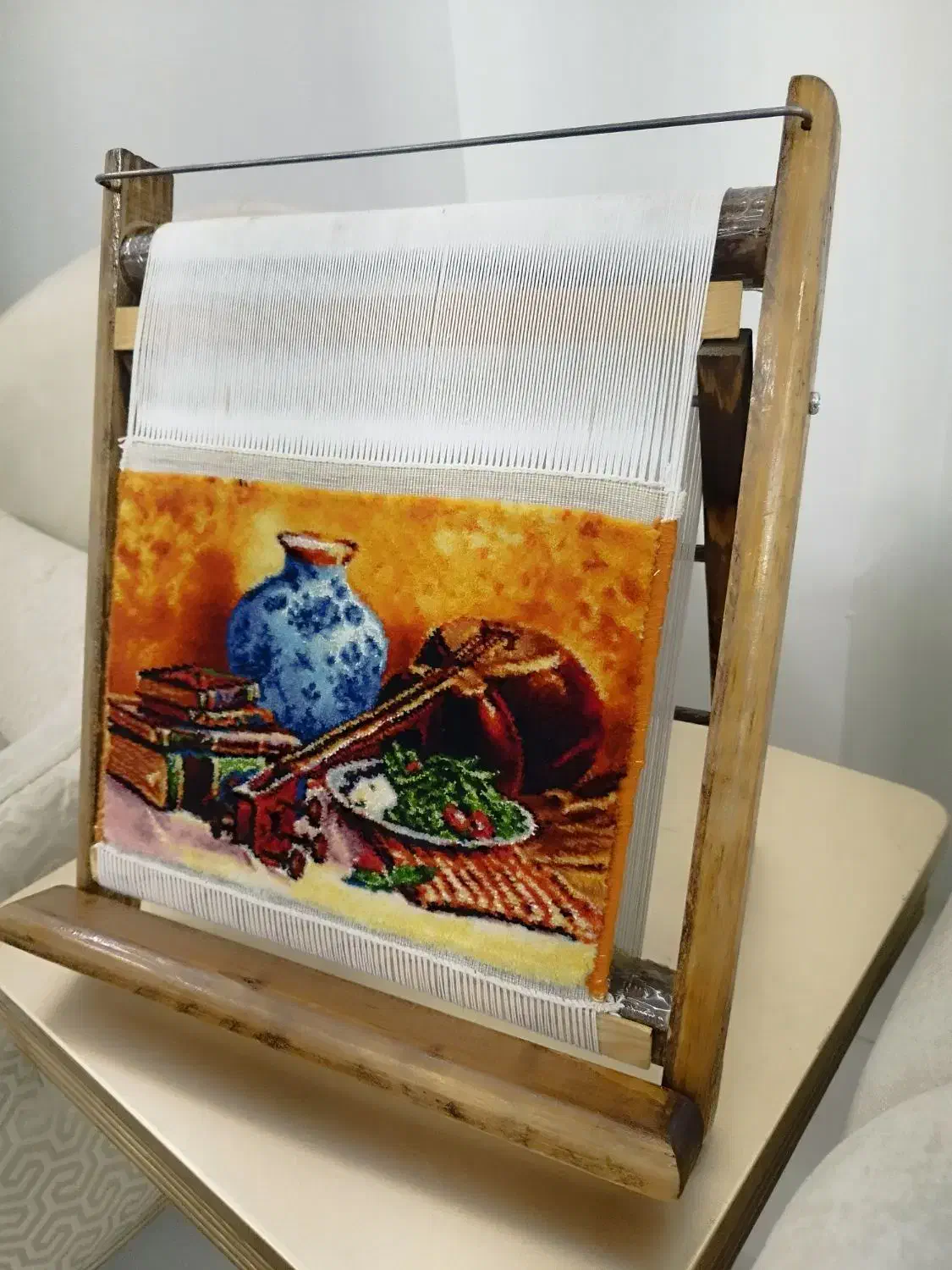 تابلو فرش دست بافت|تابلو فرش|اصفهان, الهیه|دیوار