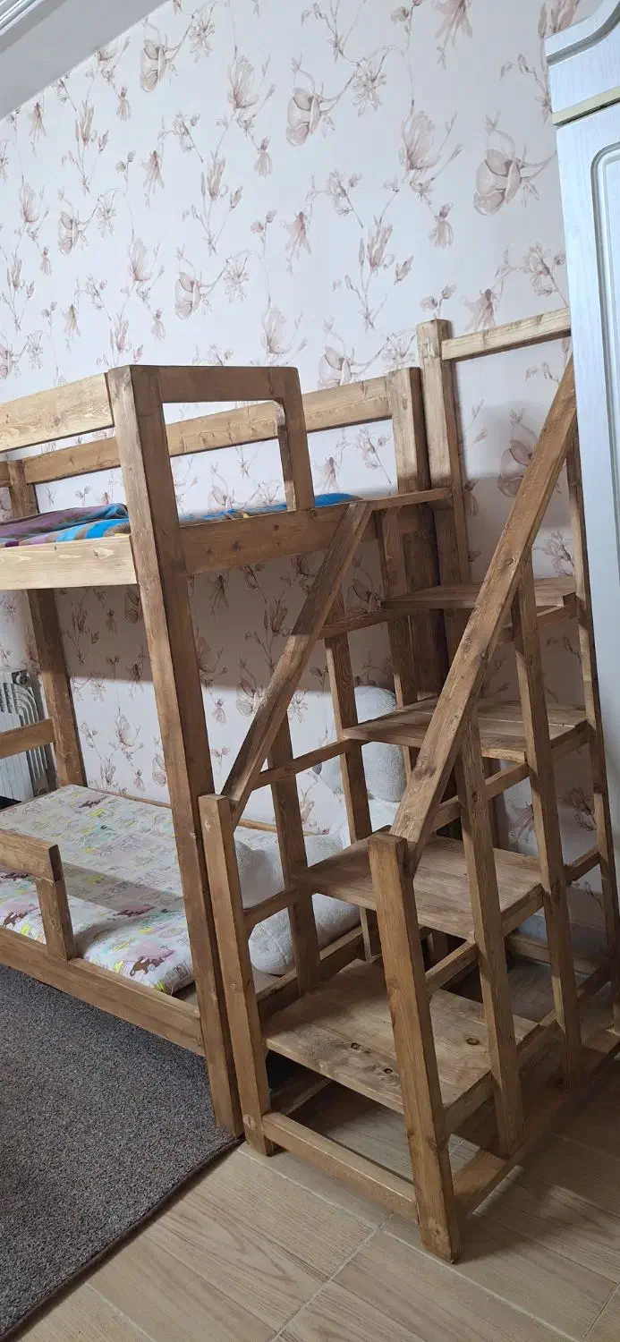 تخت دوطبقه نوجوان|تخت و سرویس خواب|اصفهان, کساره|دیوار