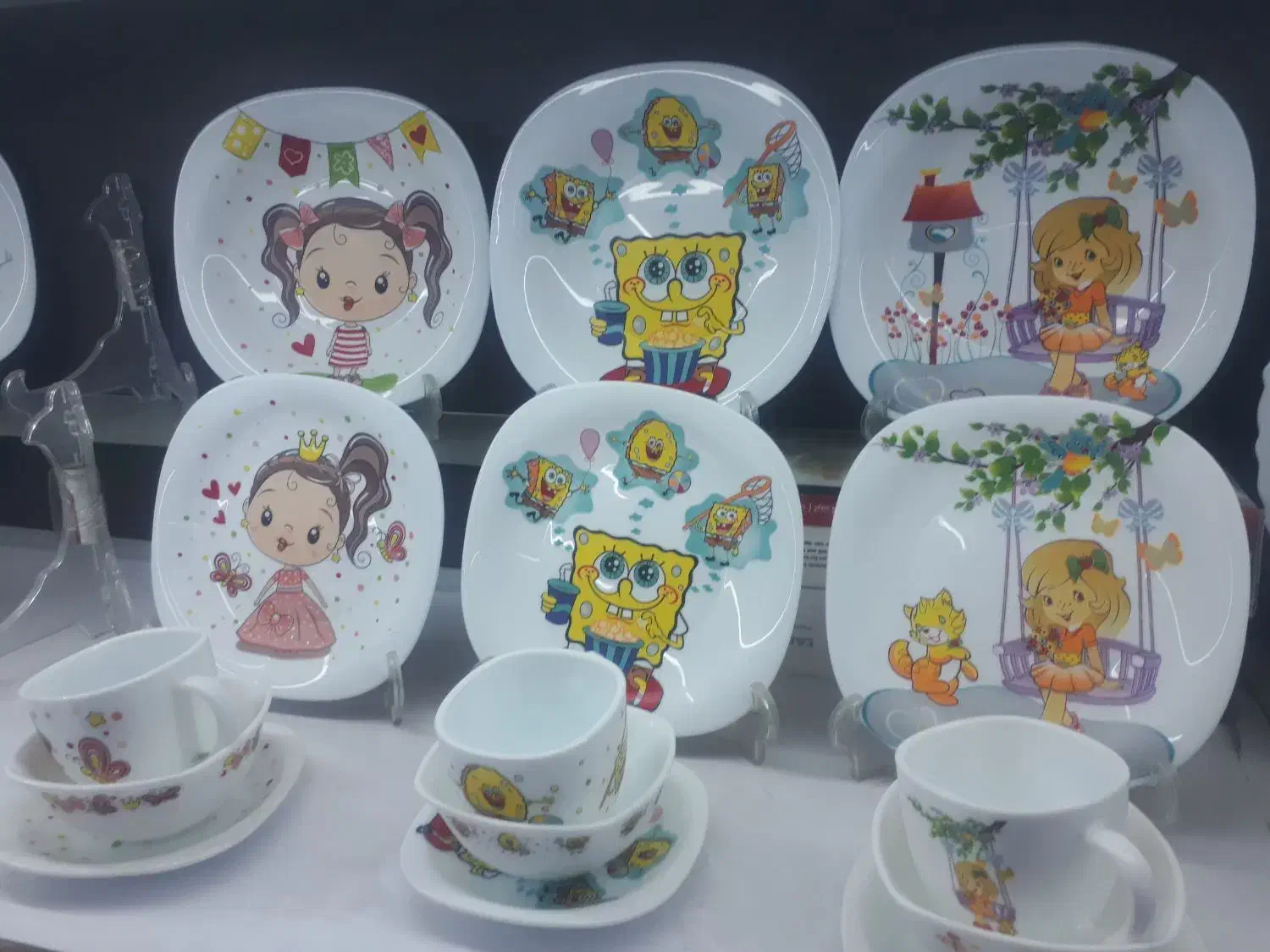 ست کودک ۵تکه اوپال|ظروف سرو و پذیرایی|شیراز, زند|دیوار