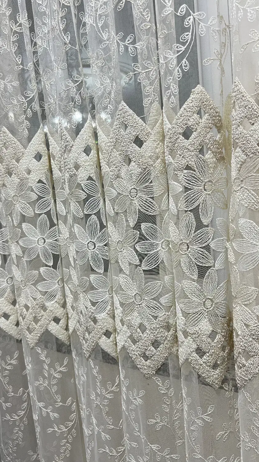 پرده خامه دوزی شده|پرده، رانر، رومیزی|رشت, حاجی آباد|دیوار