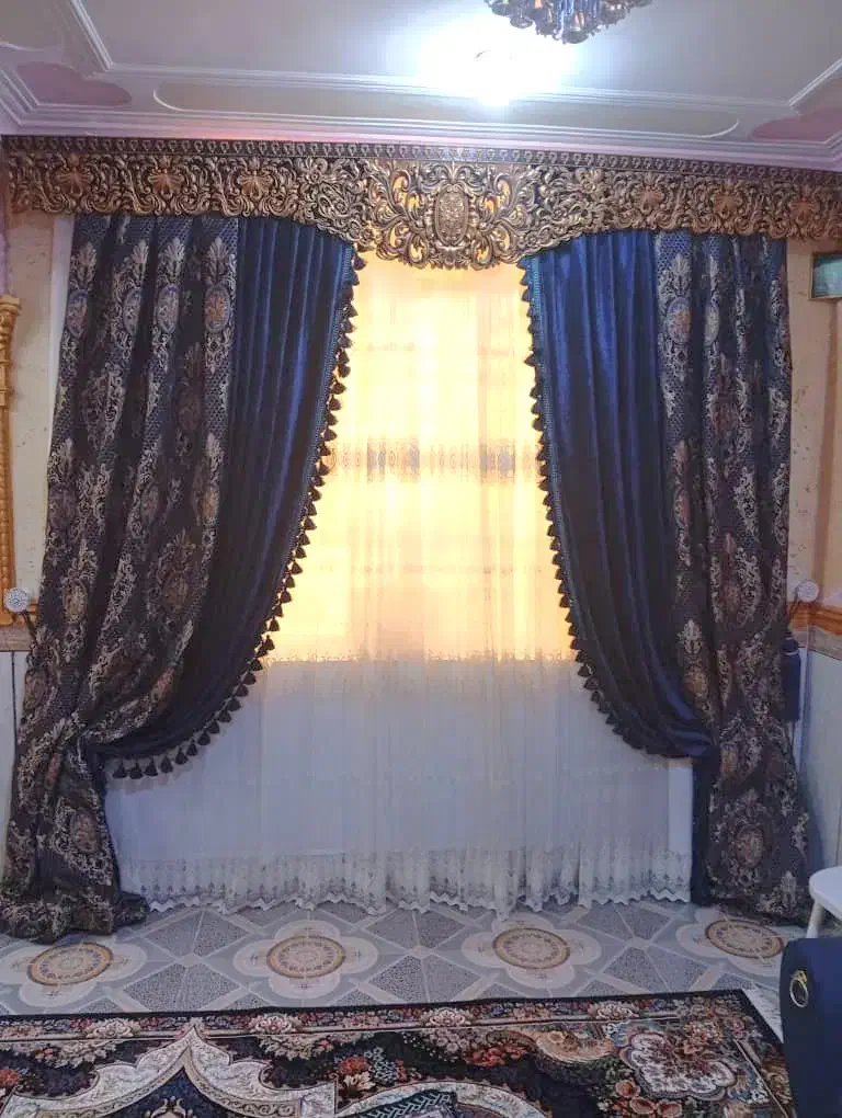 پرده مخمل نونو|پرده، رانر، رومیزی|خرمشهر, |دیوار