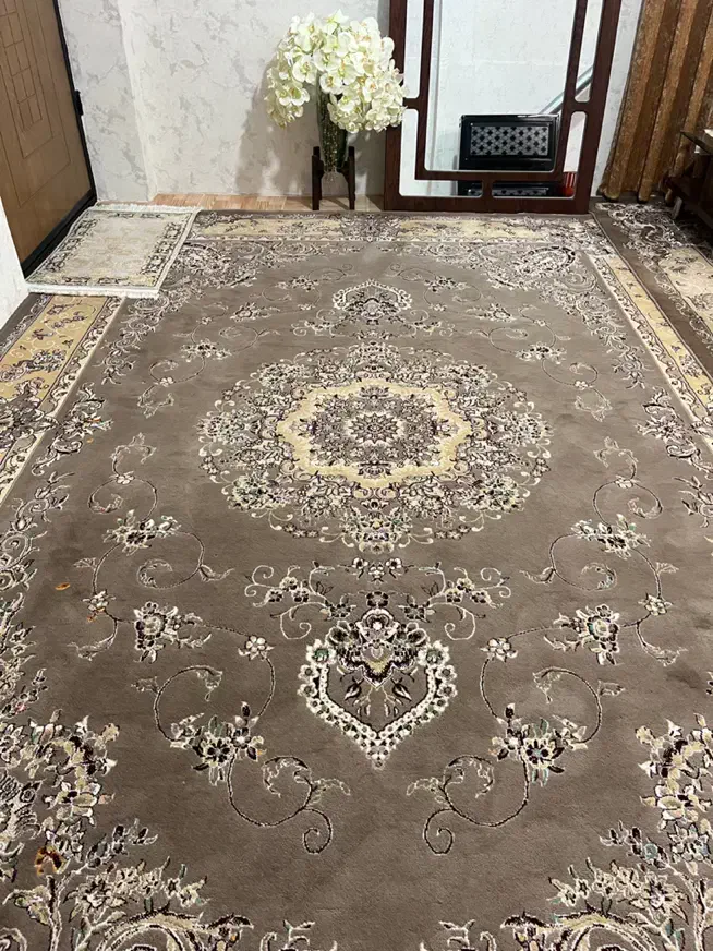 فرش نه متری نخ خالص|فرش|گرگان, |دیوار