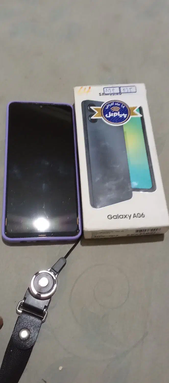 گوشی Galaxy A06 در حد نو هنوز 3 ماه استفاده شده|موبایل|قزوین, |دیوار