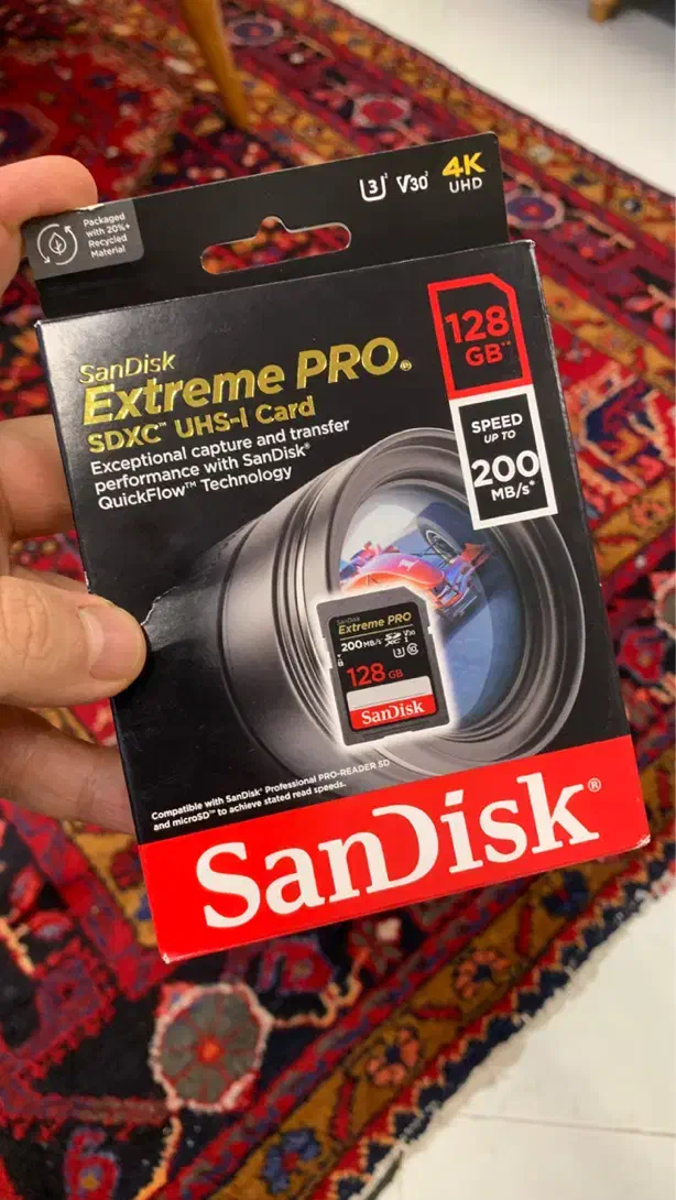 رم سن دیسک ۱۲۸ v.3 extreme pro|دوربین عکاسی و فیلمبرداری|ملارد, |دیوار