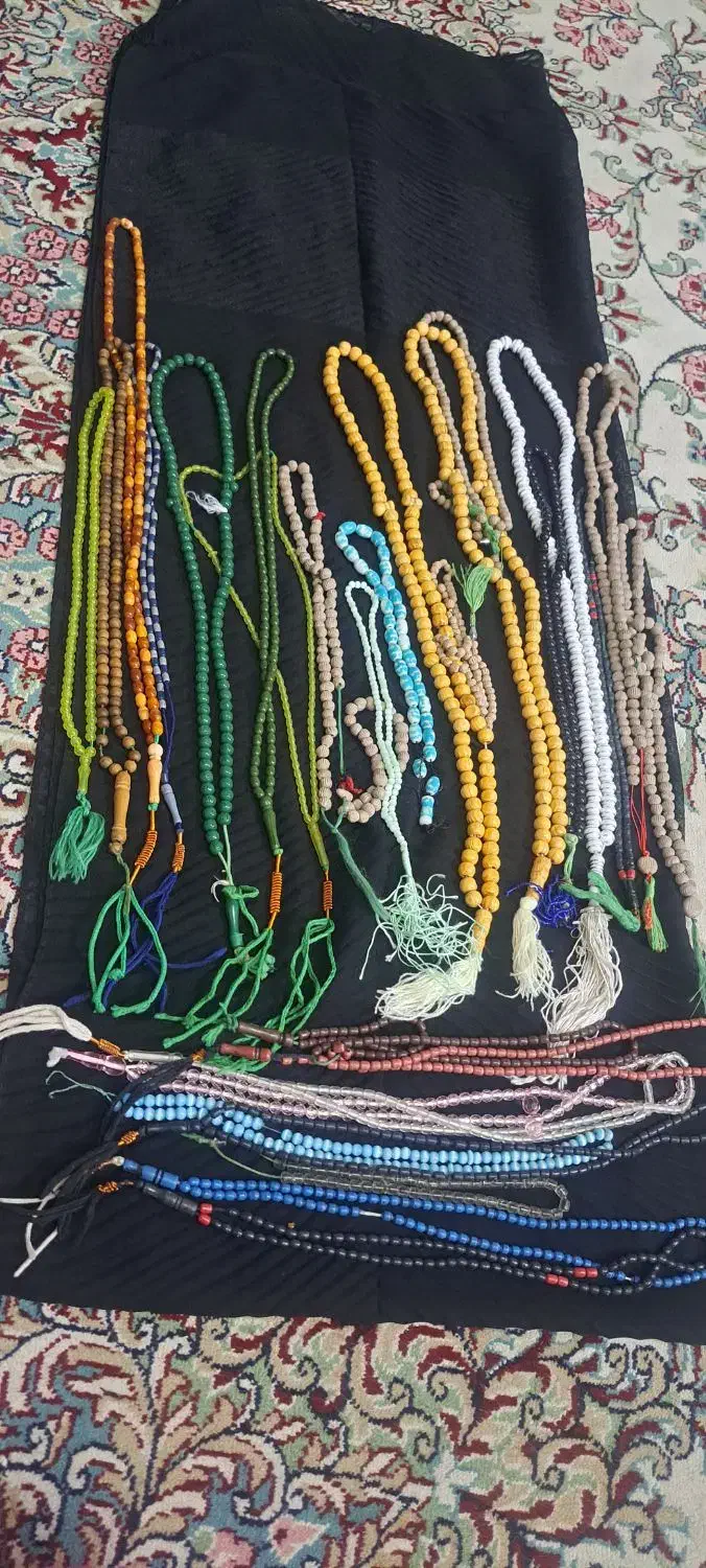 تسبیح قدیمی۲۸ تا ۵۰۰|کلکسیون اشیاء عتیقه|کرمانشاه, |دیوار