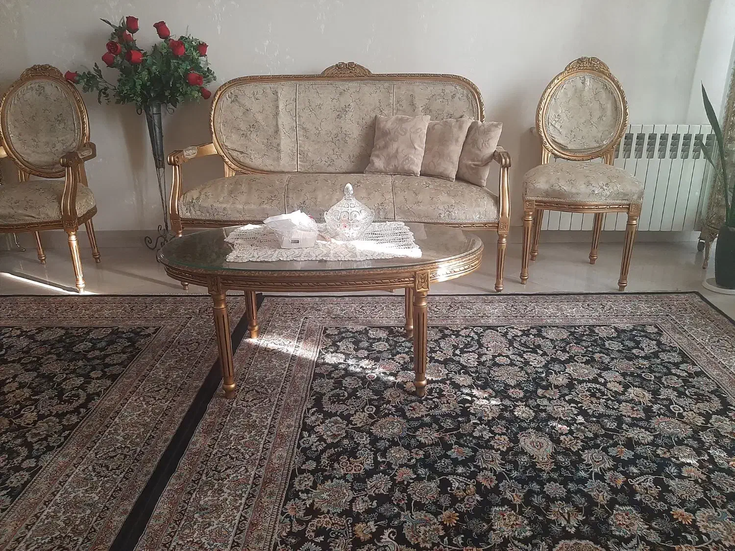 مبل استیل ۸ نفره|مبلمان خانگی و میز عسلی|تهران, شمسآباد|دیوار