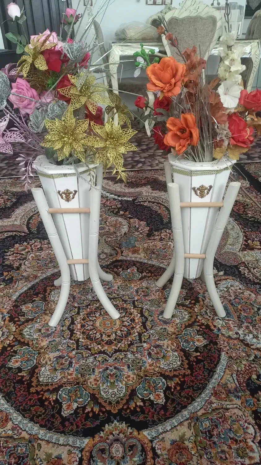 گلدون|گل مصنوعی|بهار, |دیوار