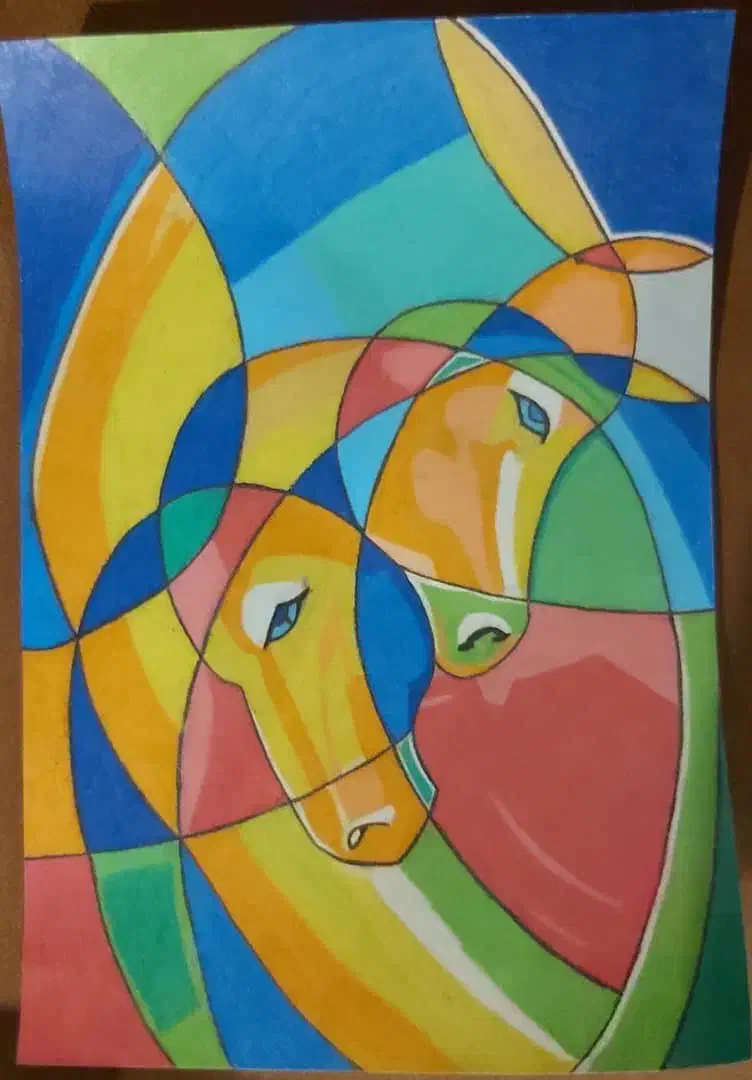 نقاشی اسب|تابلو، نقاشی، عکس|ورامین, ورامین|دیوار