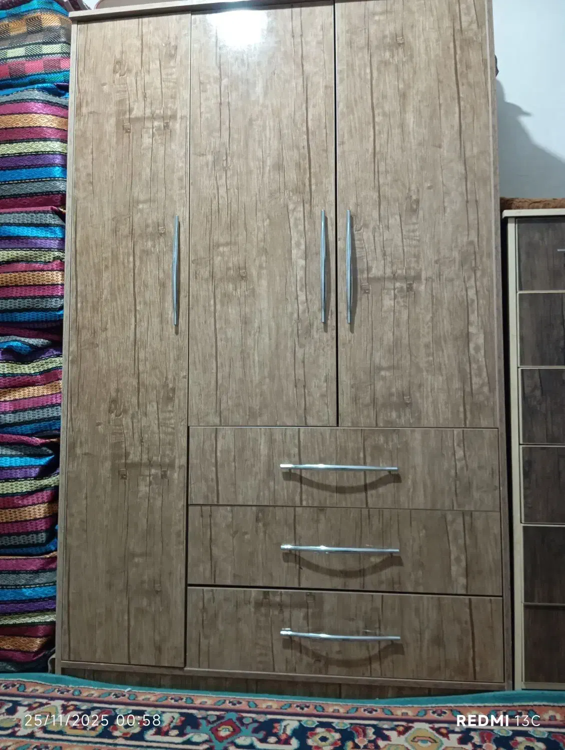 کمد دیواری دست ساز در حد نو|جاکفشی، کمد، دراور|کوهدشت, |دیوار