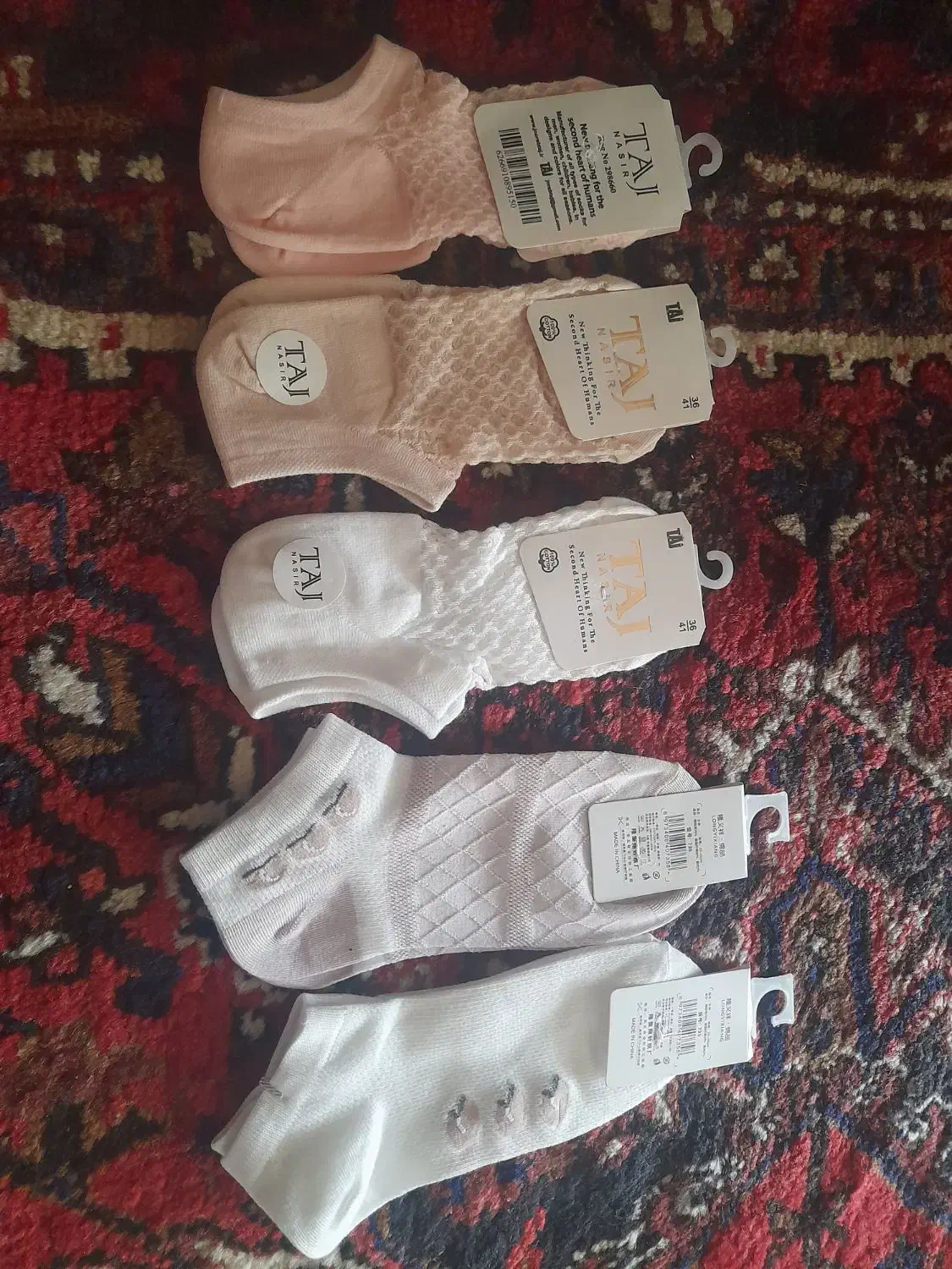 پنج جفت جوراب فانتزی|لباس|تبریز, |دیوار