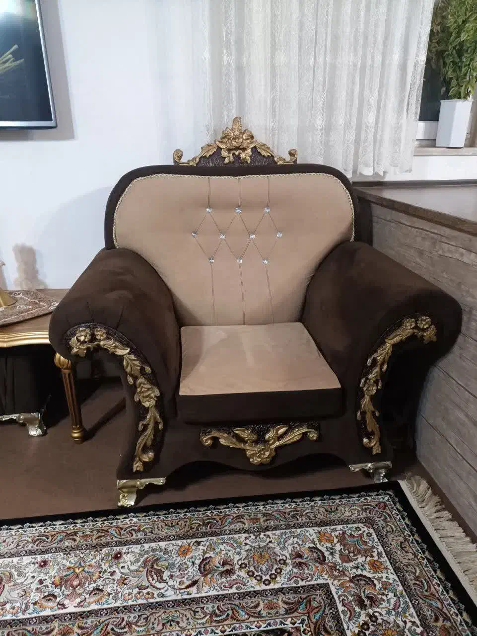 مبل 7نفره د حد نو|مبلمان خانگی و میز عسلی|زیباکنار, |دیوار