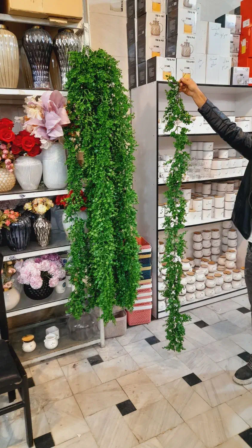 شمشادهای اویزی ۱۷۰ سانتی اک|گل مصنوعی|قم, شهرک فاطمیه|دیوار