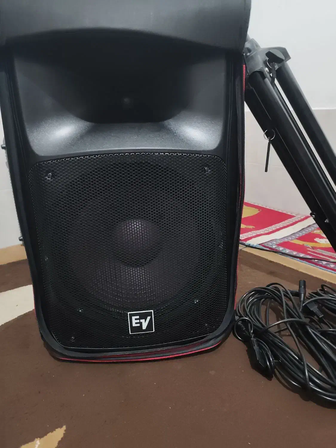 دوعدد بانداکتیوEVا15ینچ1000وات کابل کاور پایه|سیستم صوتی خانگی|شیراز, بهارستان|دیوار