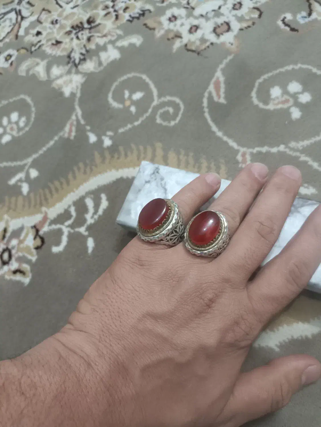 انگشتر نقره|جواهرات|فلاورجان, |دیوار