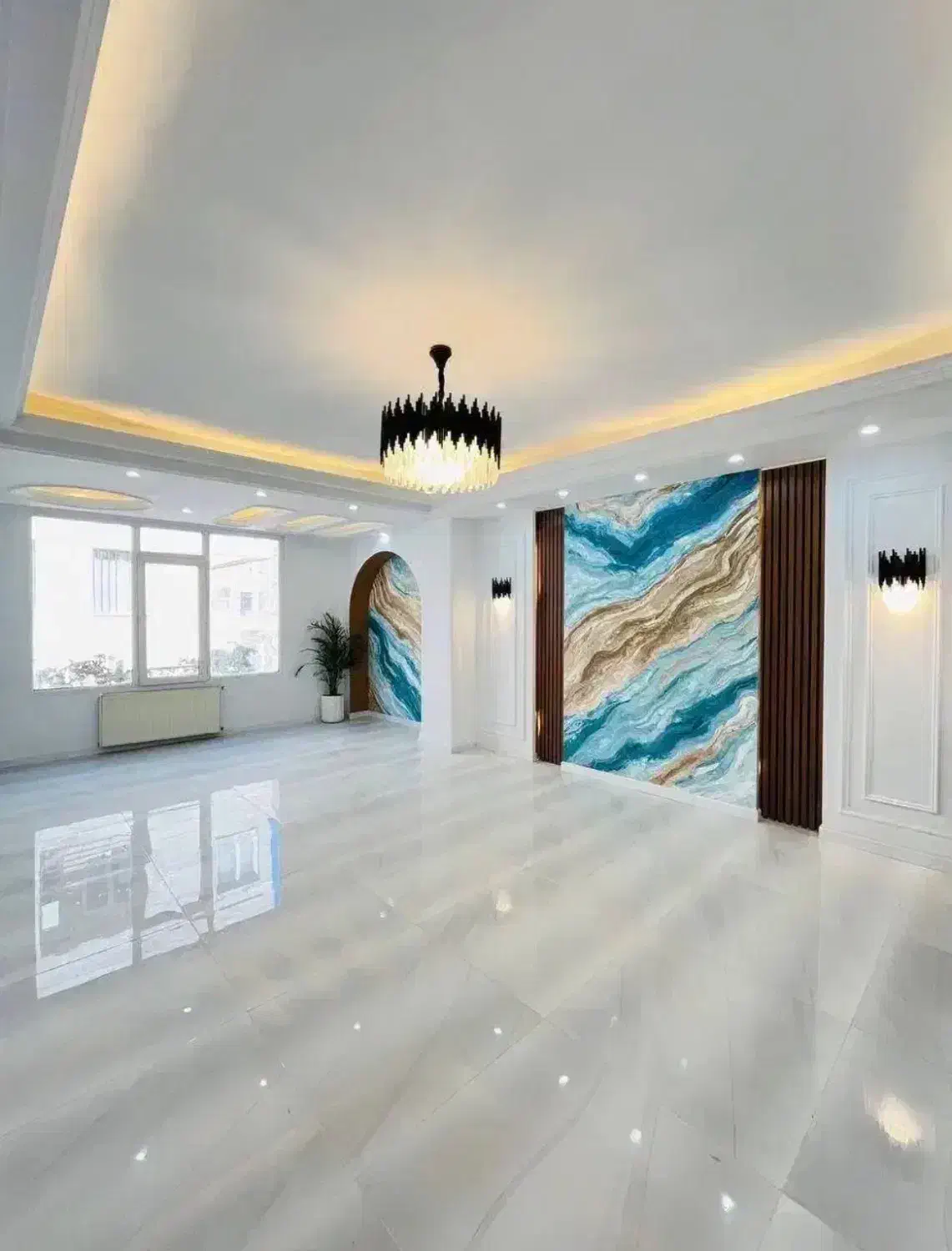 ۸۰ متر تلفیقی از نور و نقشه و زیبایی*فول دیزاین|فروش آپارتمان|شهریار, شهرک شاهد|دیوار