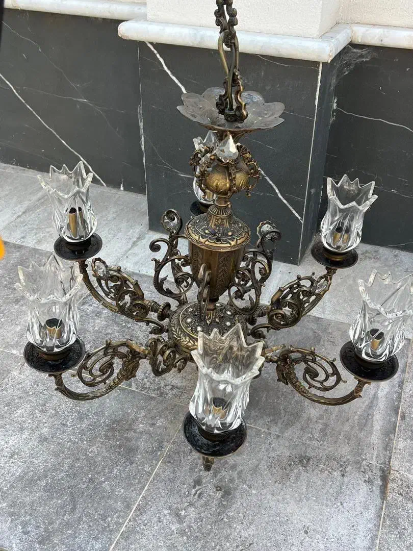 لوستر ۶ شاخه|لوستر و چراغ آویز|تهران, اختیاریه|دیوار