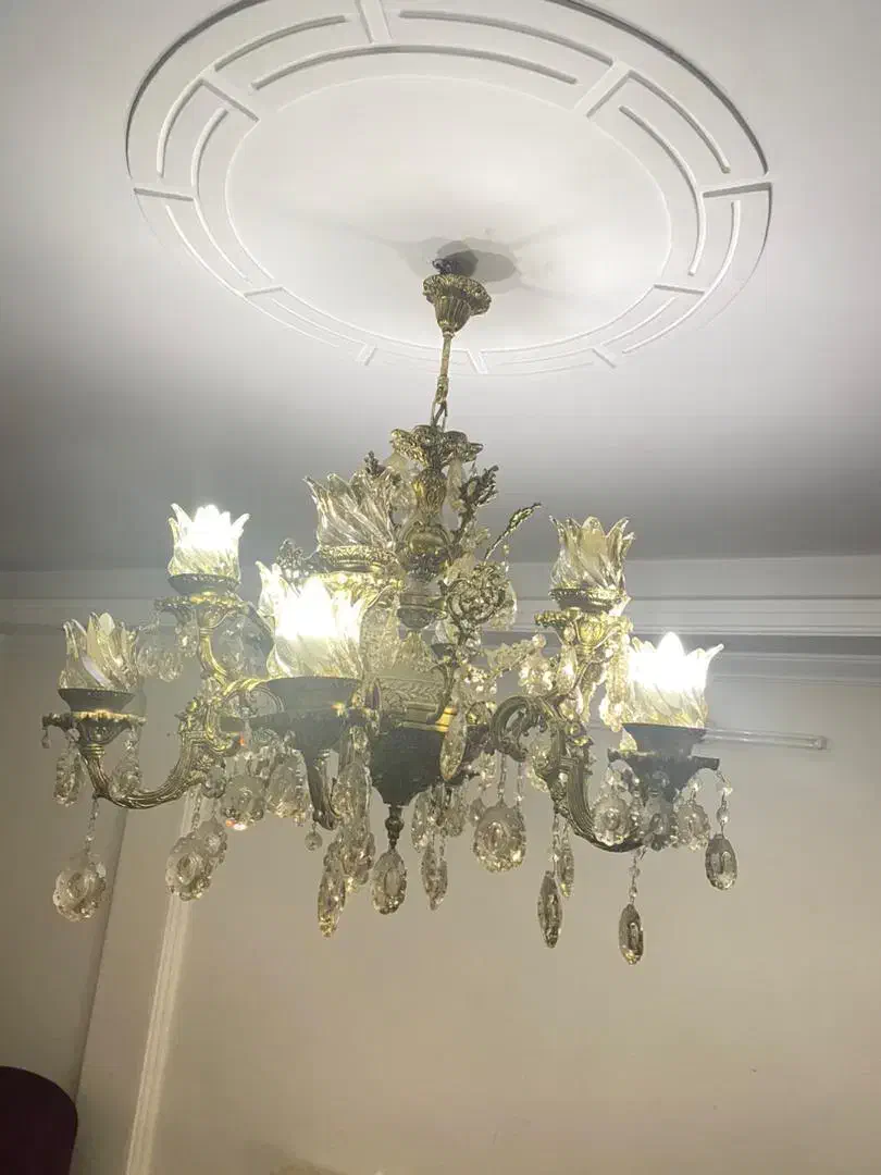 لوستر برنجی|لوستر و چراغ آویز|تهران, مسعودیه|دیوار