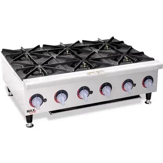 اجاق گاز 6 شعله رومیزی مکس سیلور|اجاق گاز و لوازم برقی پخت‌وپز|کاشمر, |دیوار