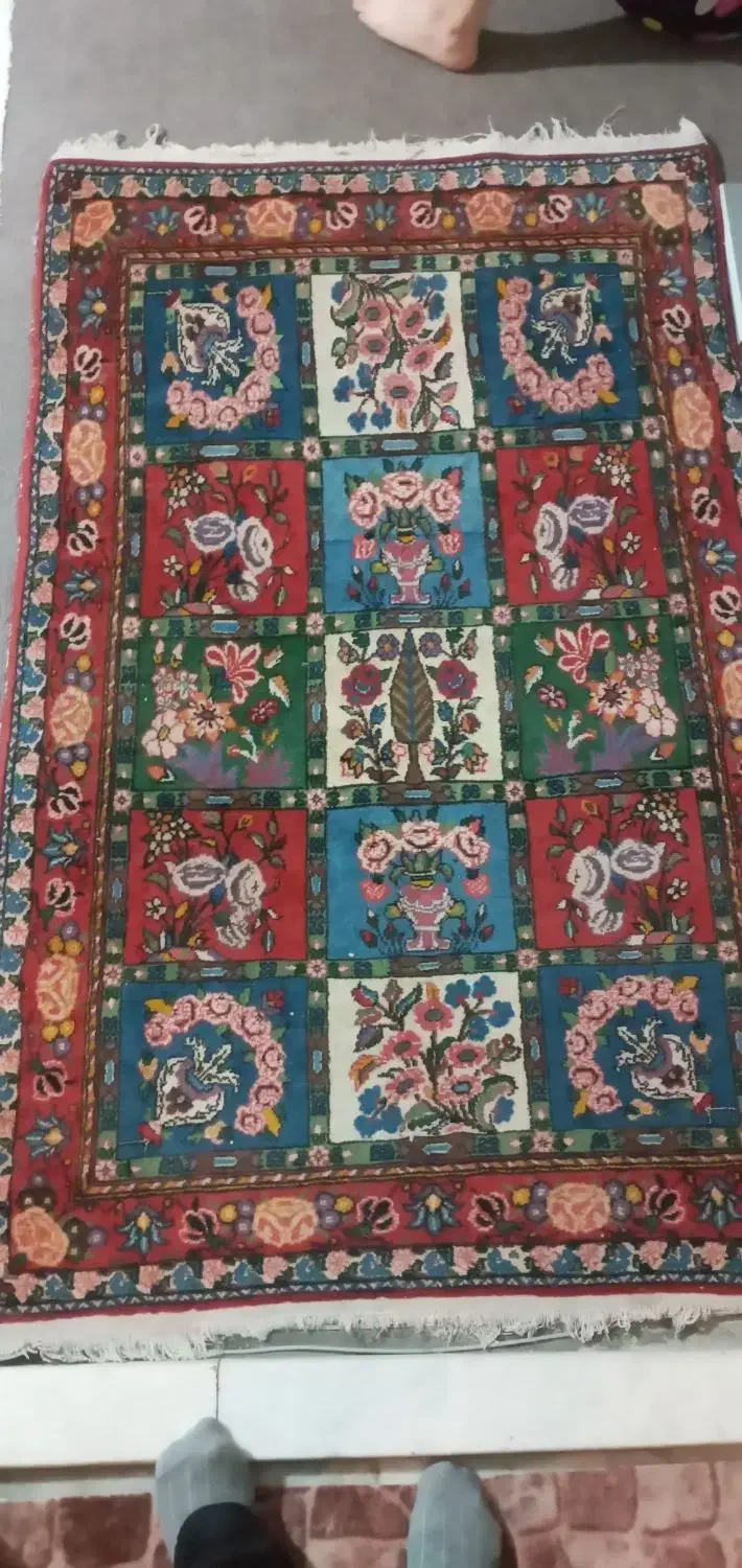 قالیچه خشتی دستباف|فرش|خمینیشهر, |دیوار