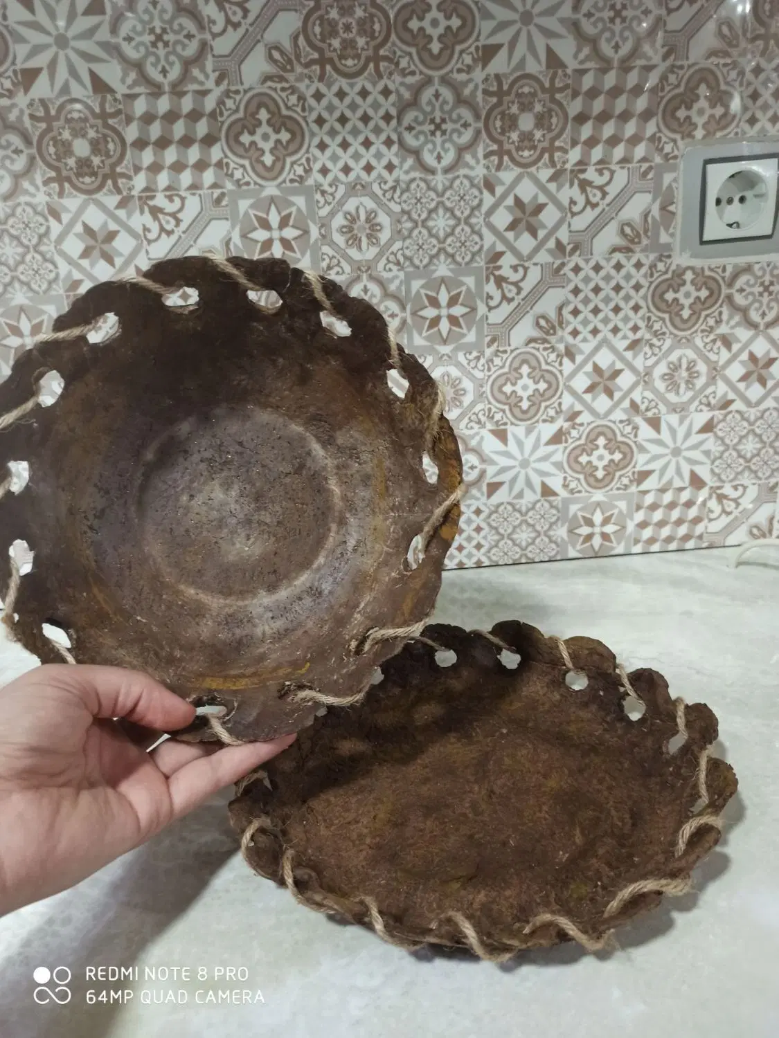 ظرف پتینه دکوری دست ساز|صنایع دستی و سایر لوازم تزئینی|تهران, ولنجک|دیوار