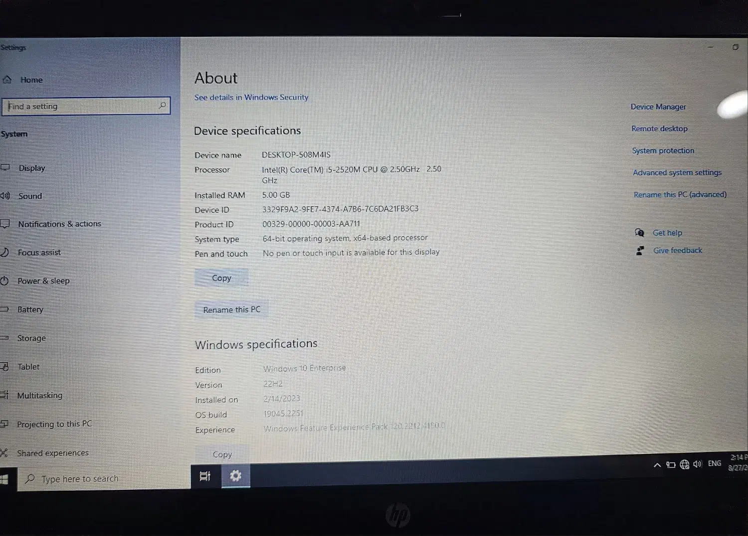 لپ تاپ اچ پی|رایانه همراه|اصفهان, شهرک امام زمان|دیوار