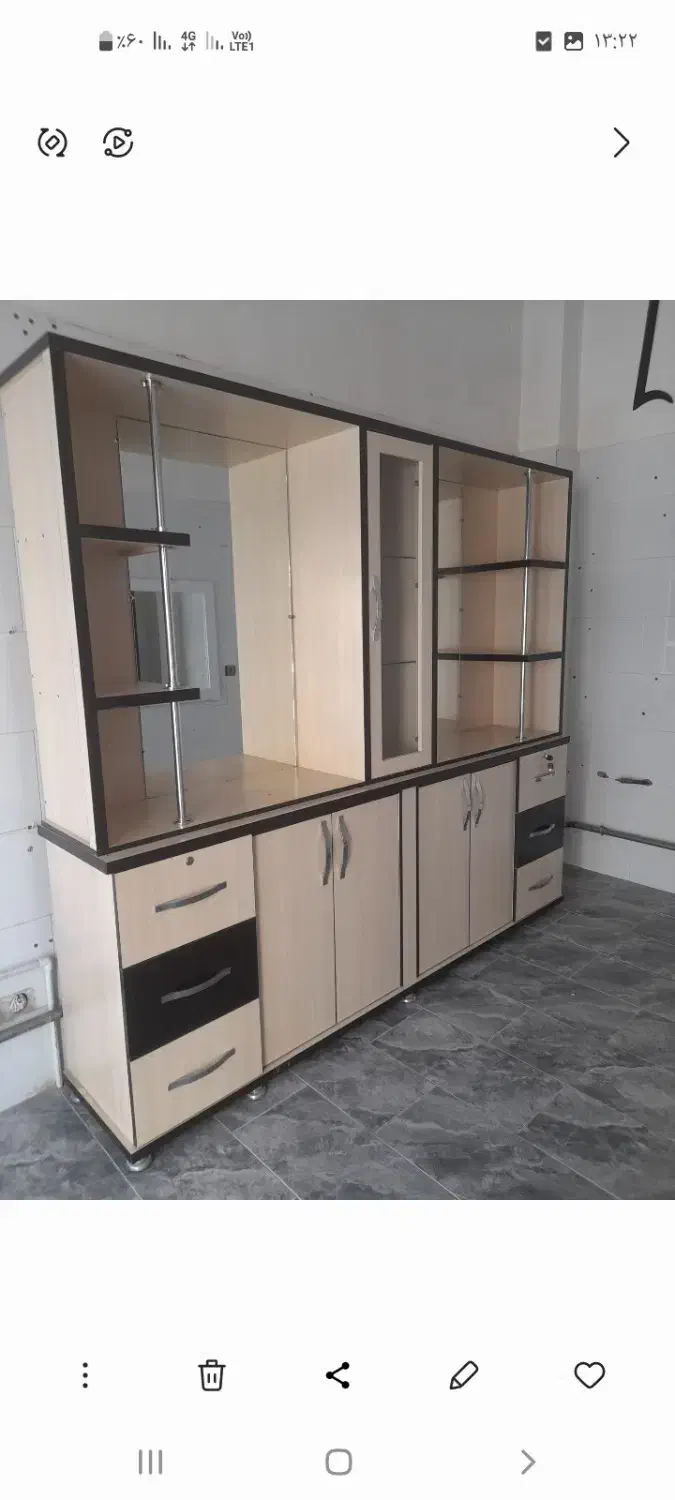 میز|کتابخانه، شلف، قفسه‌های دیواری|خوی, |دیوار