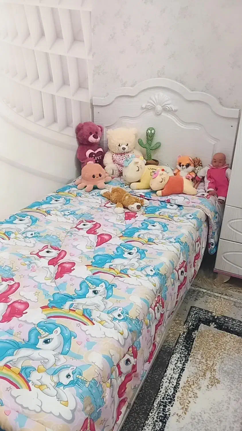 سرویس خواب کودک و نوجوان ۳ تیکه|تخت و سرویس خواب|ملارد, |دیوار